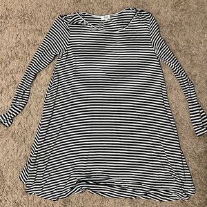 Black & White Striped Dress